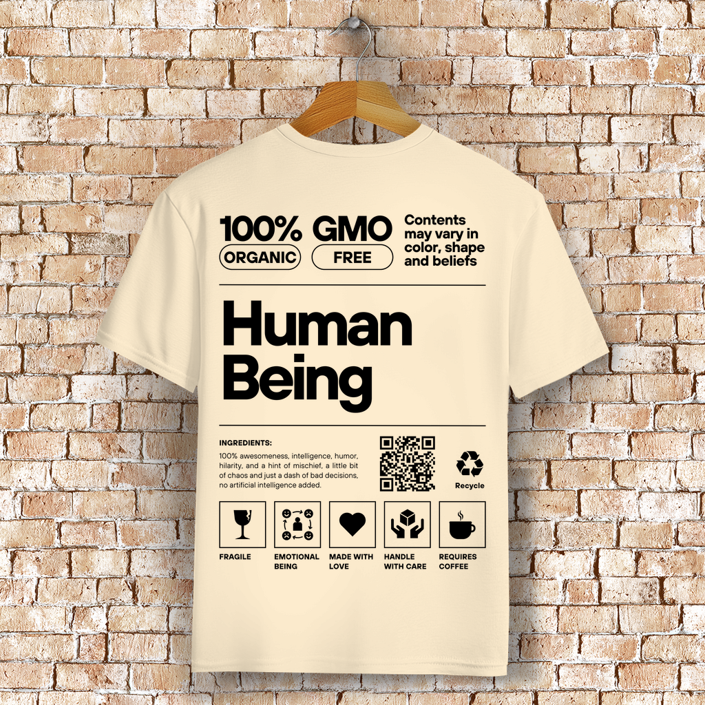 Human Being Bio T-Shirt BluePears