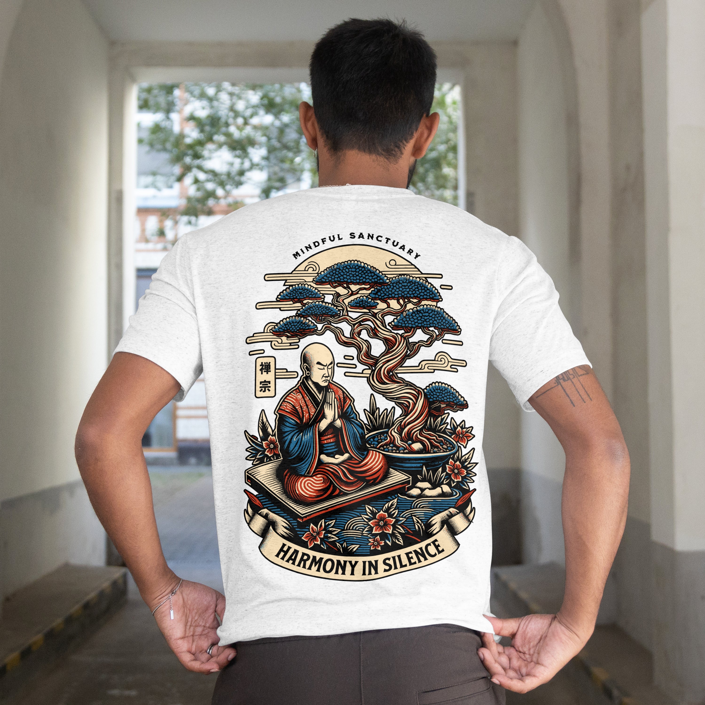 Mindful Sanctuary Bio T-Shirt BluePears