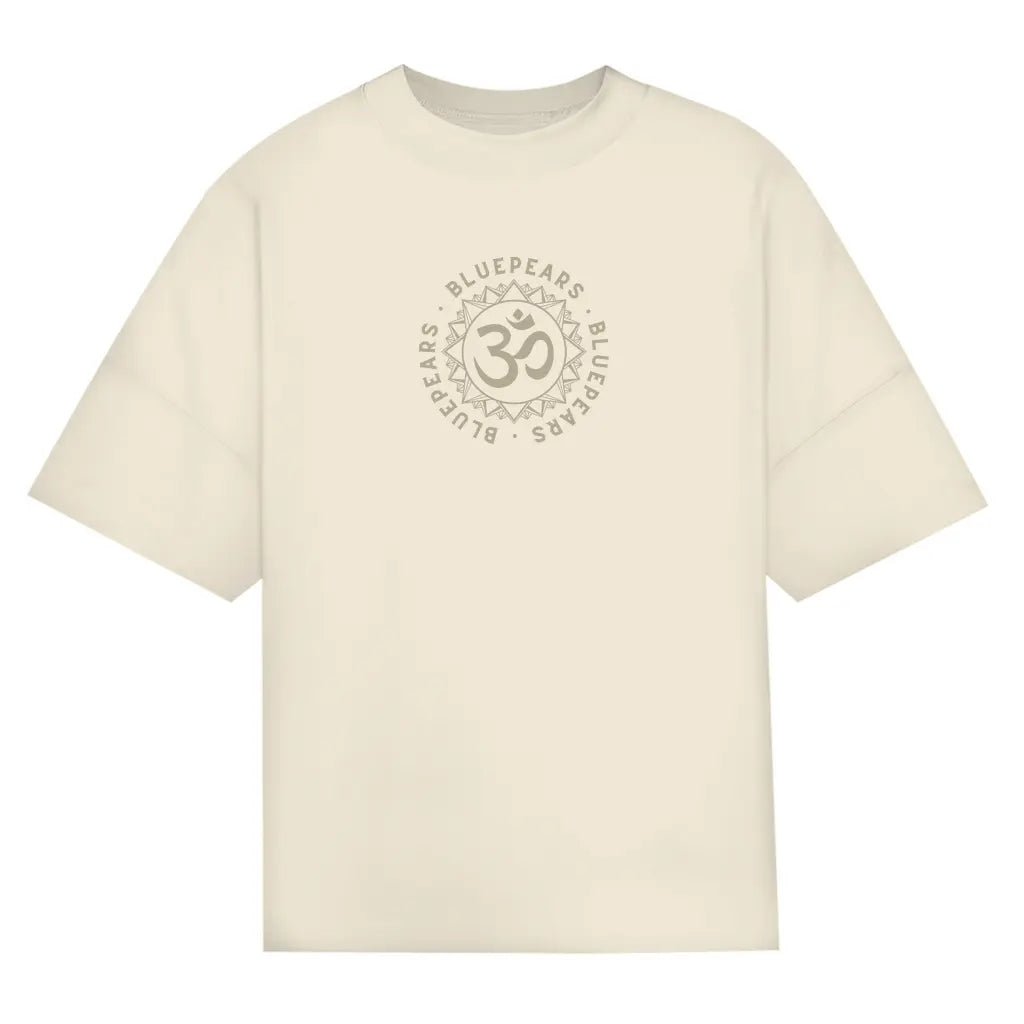 Om – Herren Oversize T-Shirt aus Bio-Baumwolle.