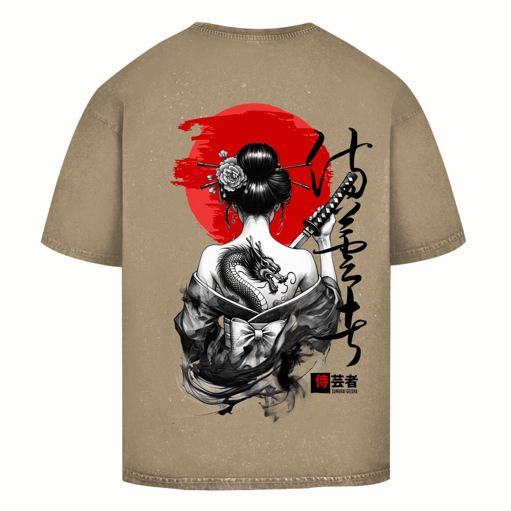 Samurai Gesha Washed T-Shirt BluePears