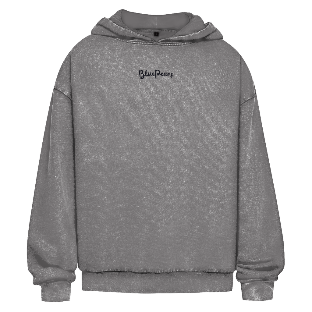 Classic Washed out Hoodie BluePears
