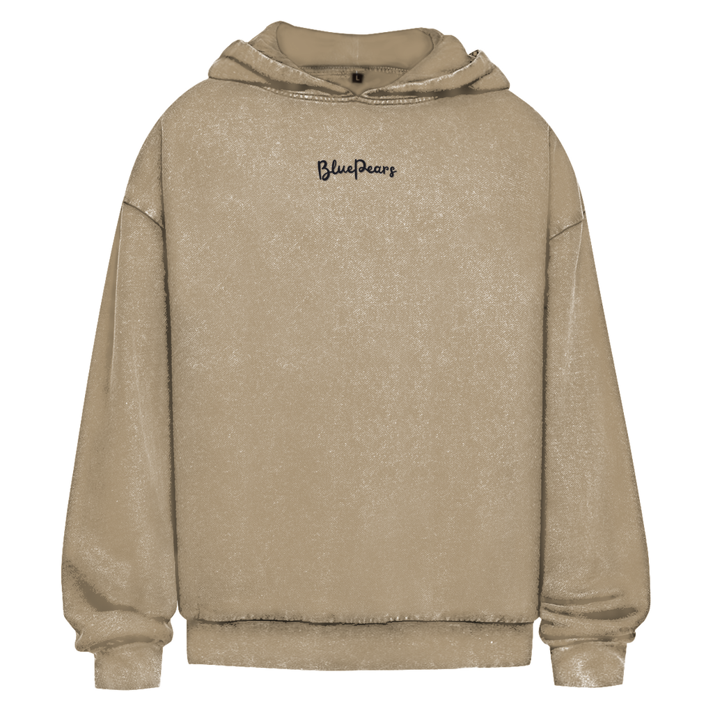 Classic Washed out Hoodie BluePears