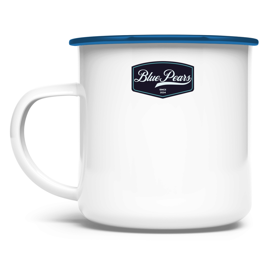 Coffee is the Key Emaille Tasse BluePears