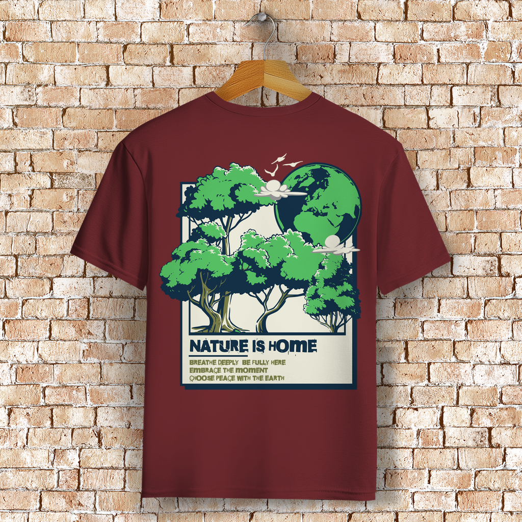 Nature is Home Bio T-Shirt BluePears