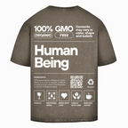Human Being Washed T-Shirt BluePears