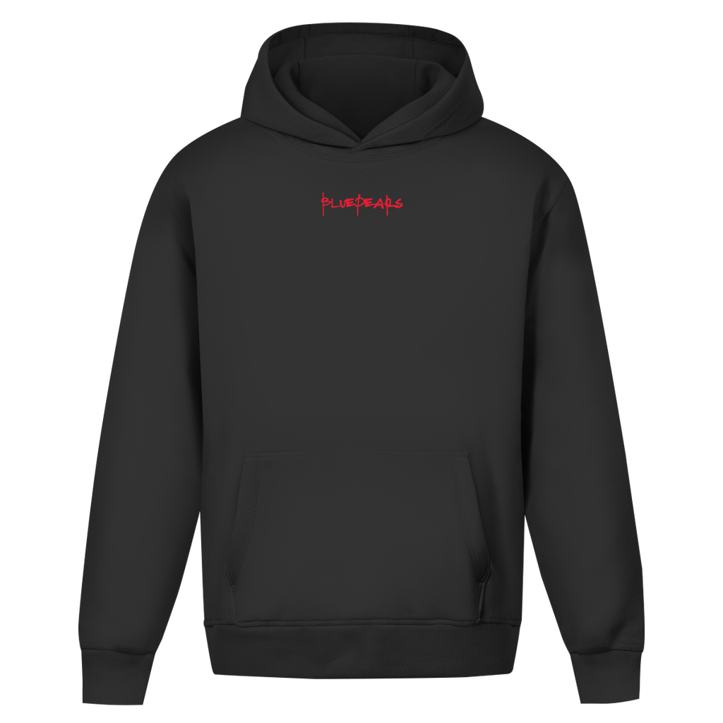 In Greed We Trust Oversize Hoodie BluePears