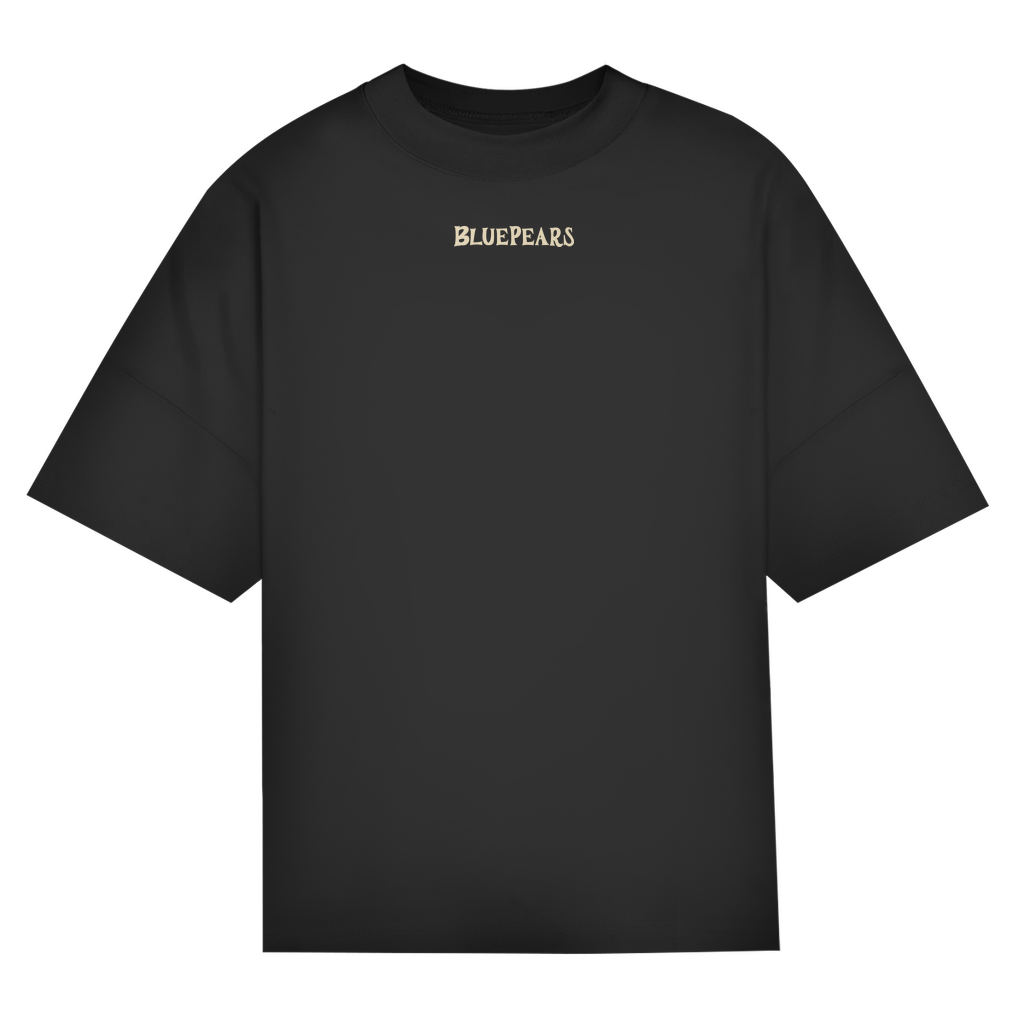 Pirate  Skull Bio Oversize T-Shirt BluePears