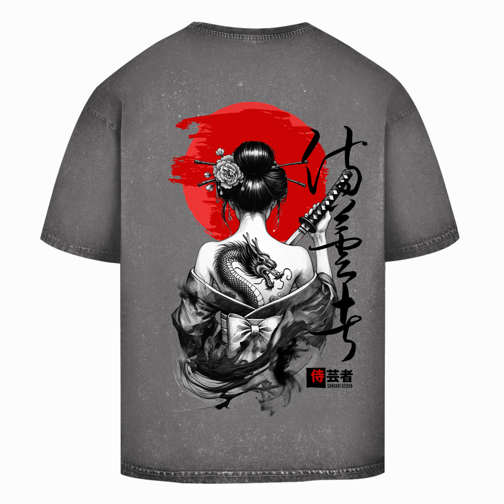 Samurai Gesha Washed T-Shirt BluePears