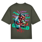 In Greed We Trust Bio Oversize T-Shirt BluePears