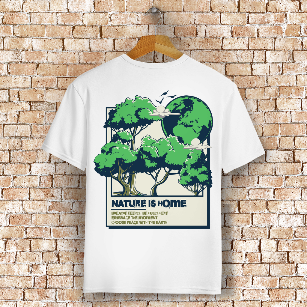 Nature is Home Bio T-Shirt BluePears