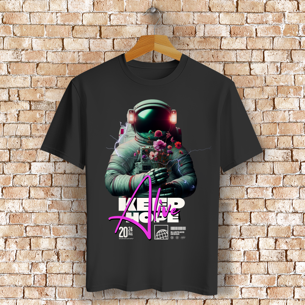 Keep Hope Alive  Bio T-Shirt BluePears