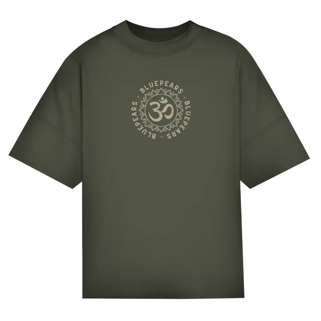 Om – Herren Oversize T-Shirt aus Bio-Baumwolle.