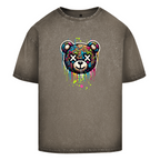 Melted Teddy Washed T-Shirt BluePears