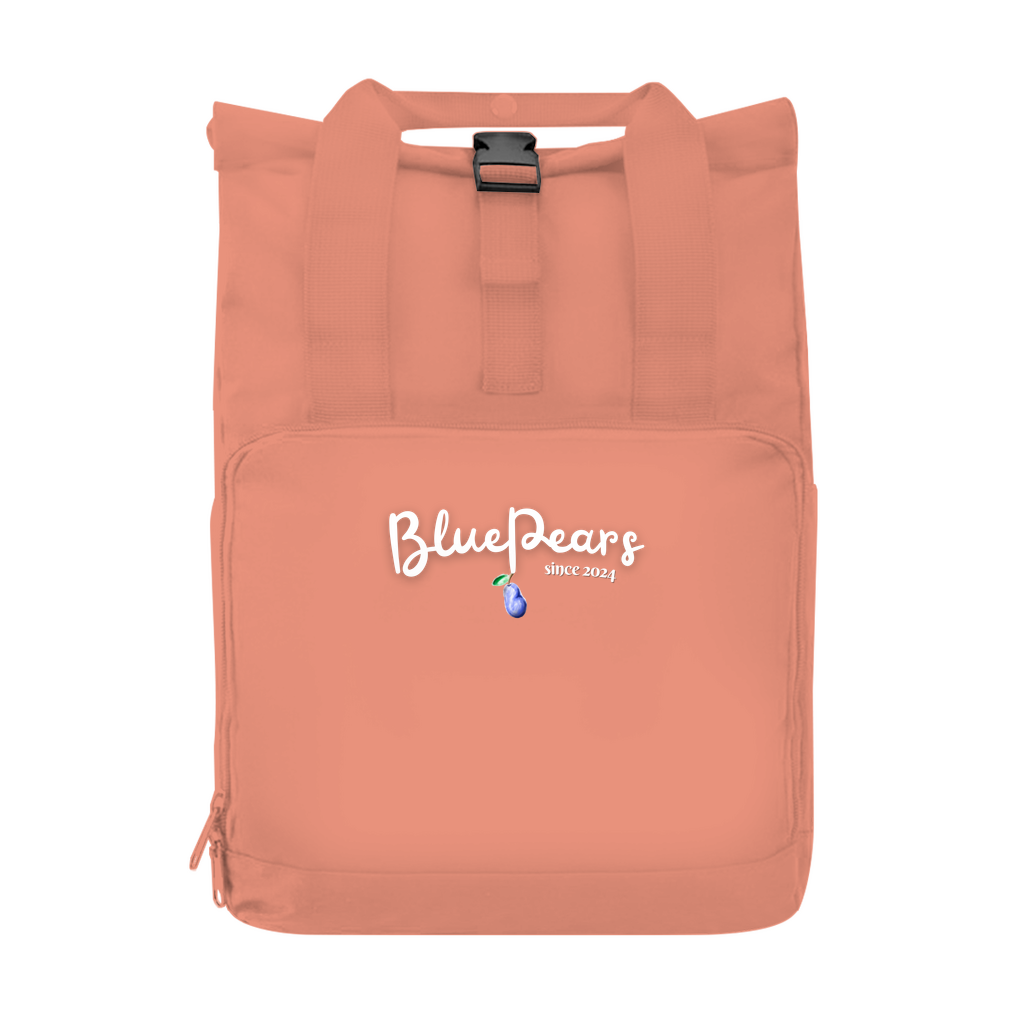 Rolltop Rucksack mit Seitentasche