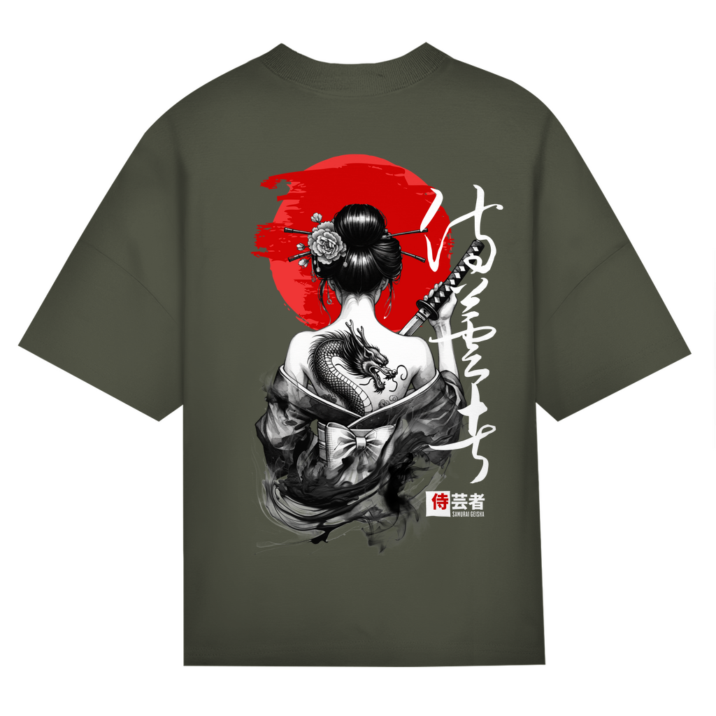 Samurai Gesha Bio Oversize T-Shirt BluePears