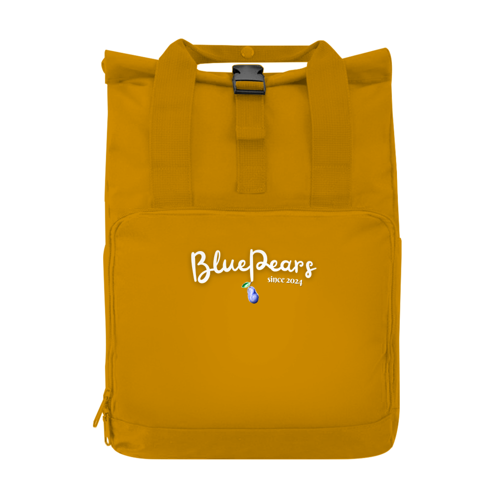 Rolltop Rucksack mit Seitentasche
