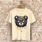 Melted Teddy Bio T-Shirt BluePears