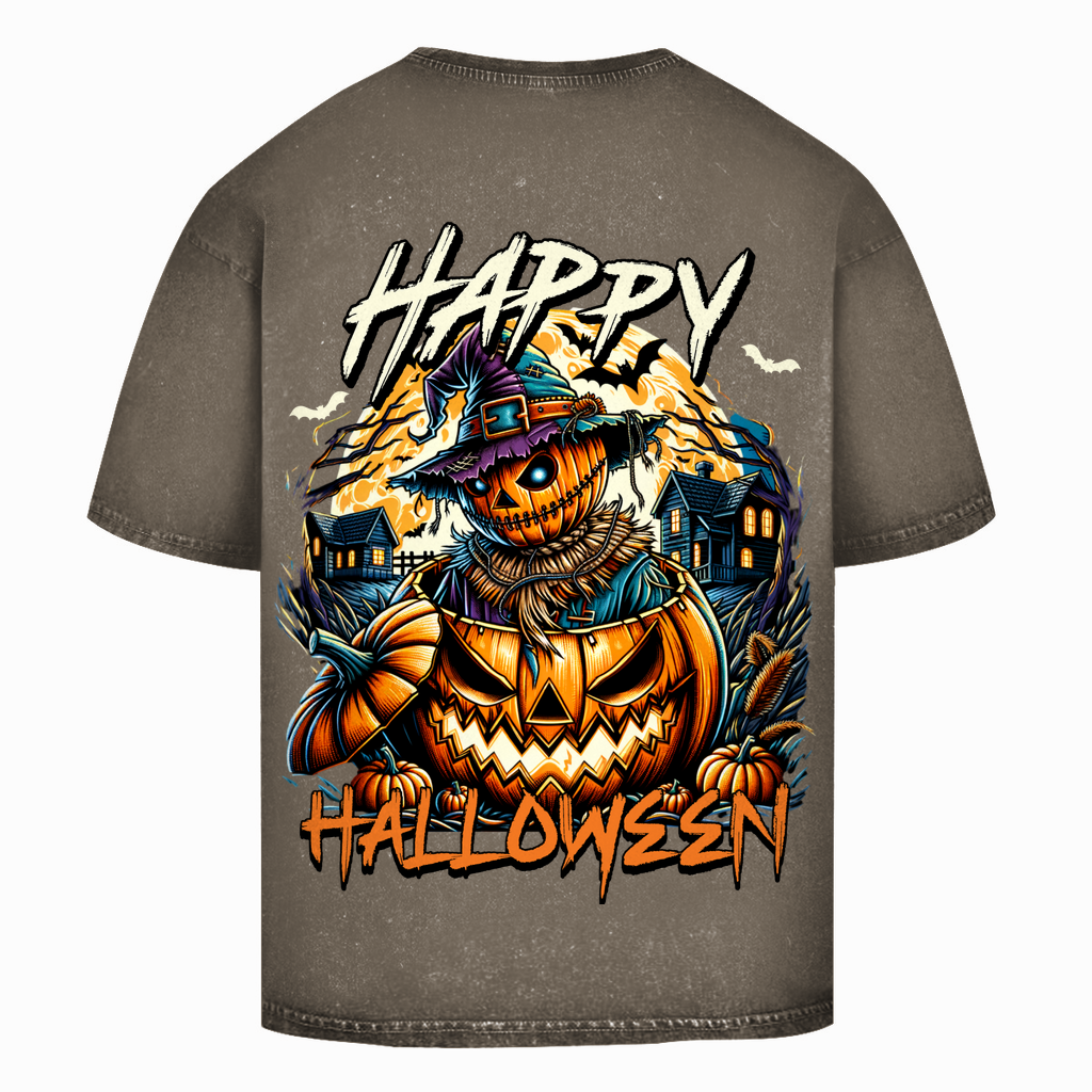 Halloween Washed T-Shirt BluePears