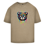 Melted Teddy Washed T-Shirt BluePears