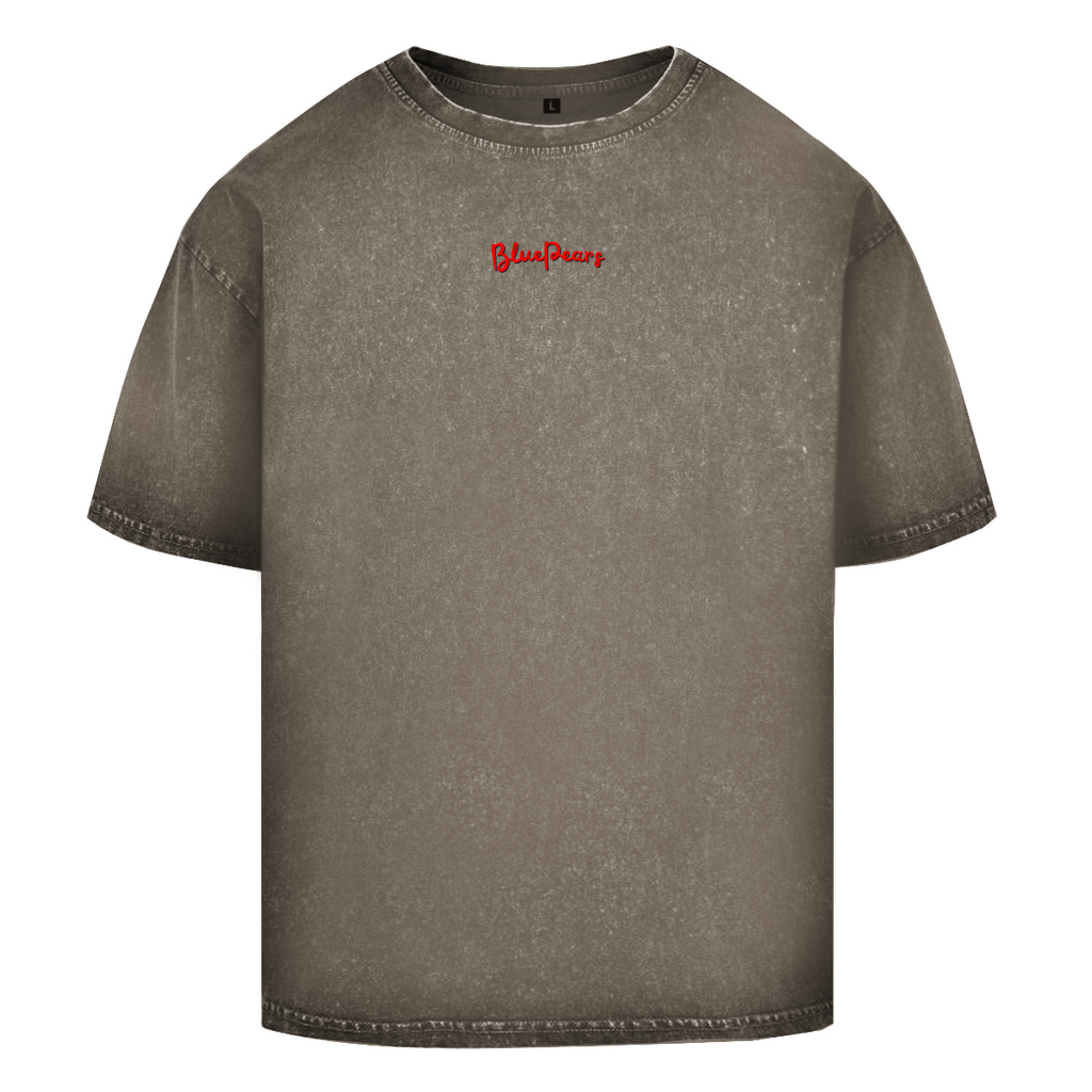 Peace Live Consciously Washed T-Shirt BluePears