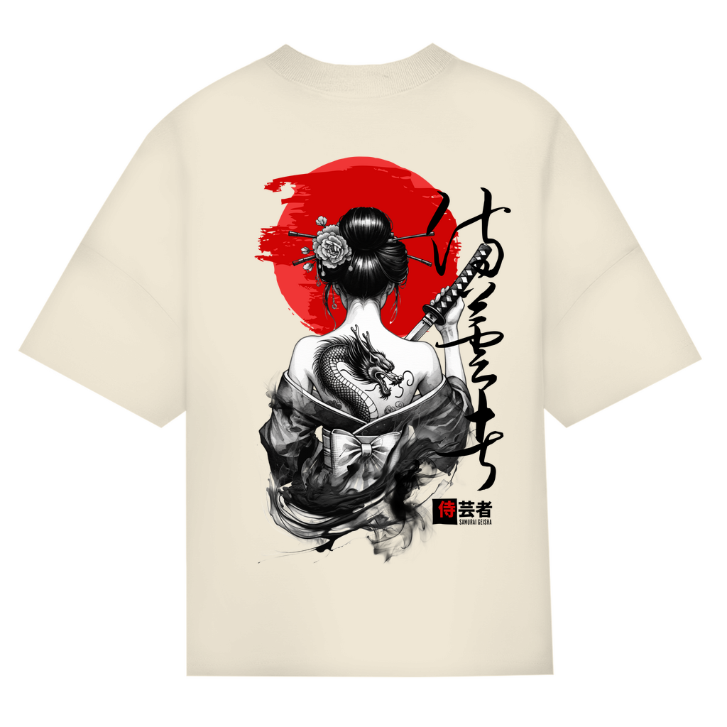 Samurai Gesha Bio Oversize T-Shirt BluePears