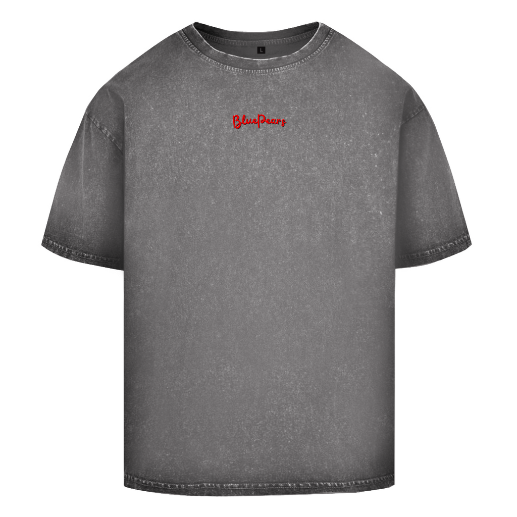 Peace Live Consciously Washed T-Shirt BluePears