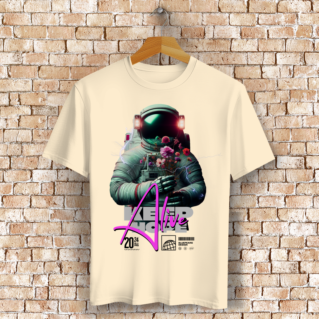 Keep Hope Alive  Bio T-Shirt BluePears
