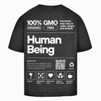 Human Being Washed T-Shirt BluePears