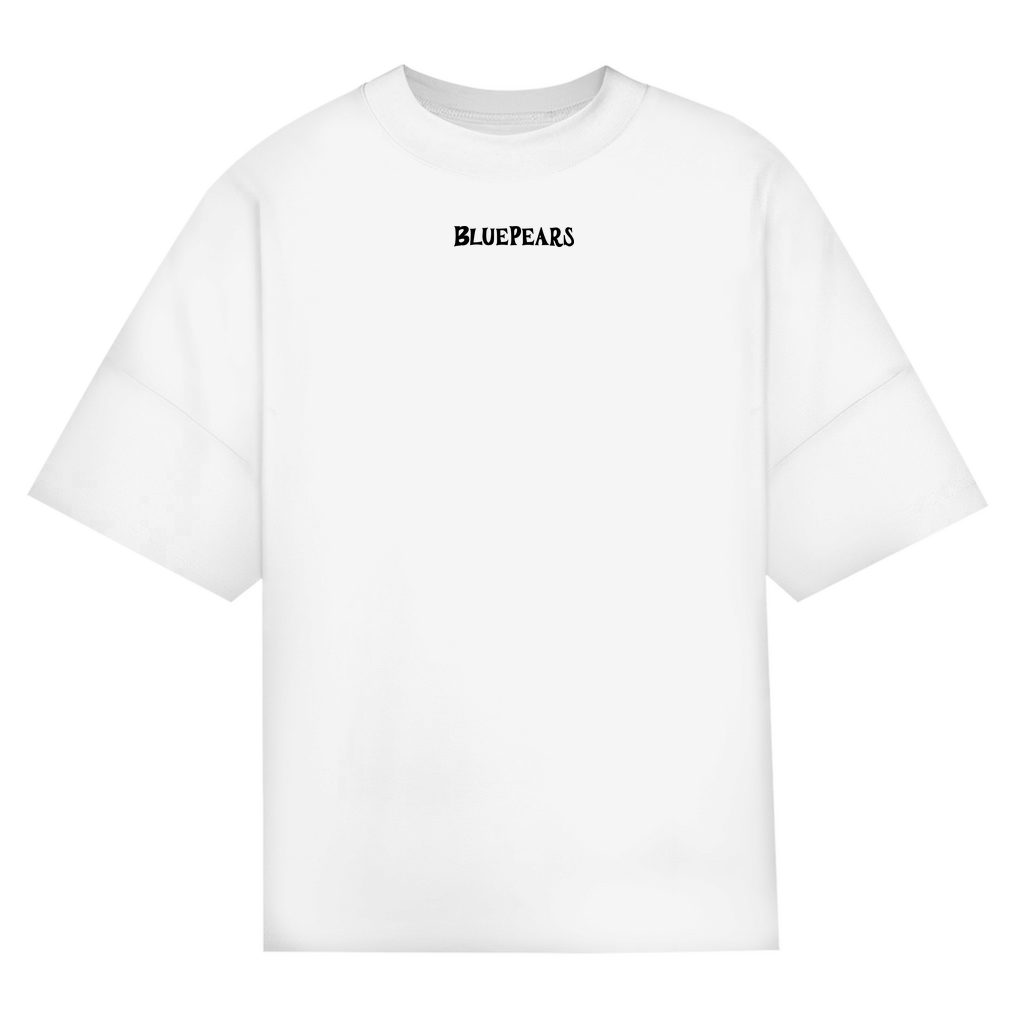 Pirate  Skull Bio Oversize T-Shirt BluePears