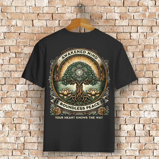 Awakened Mind Bio T-Shirt BluePears