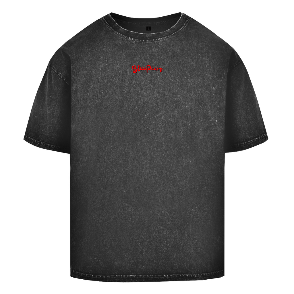 Peace Live Consciously Washed T-Shirt BluePears