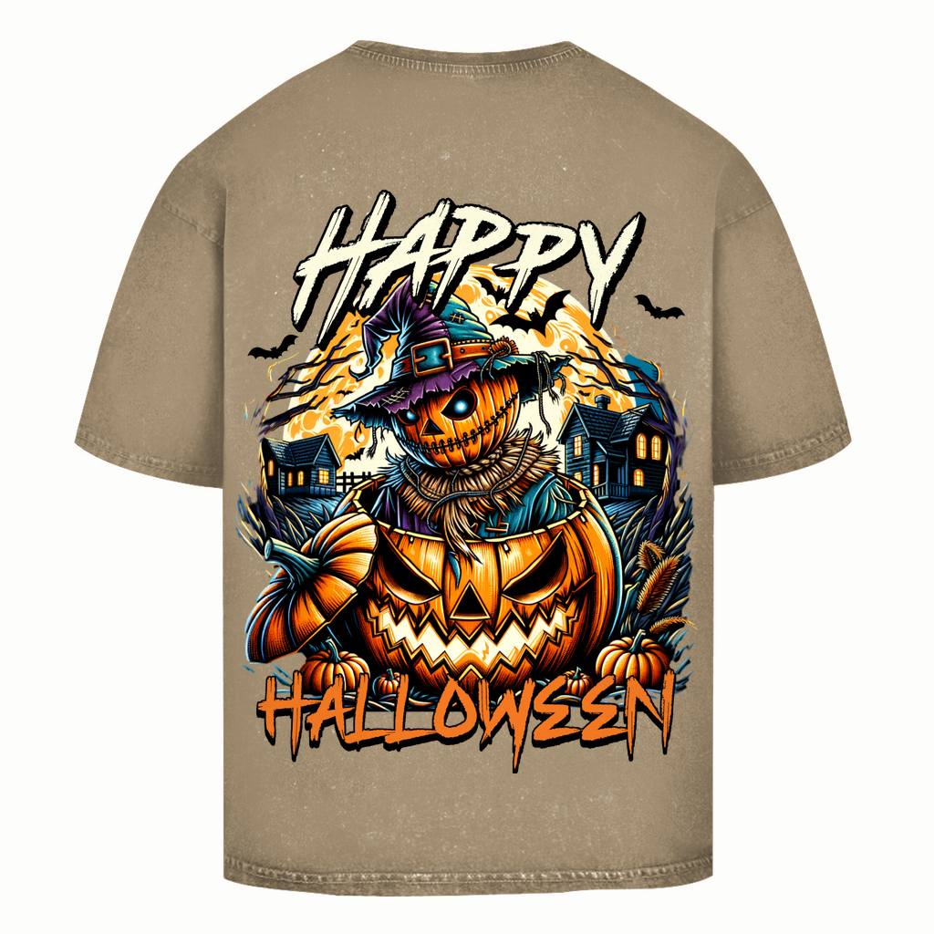 Halloween Washed T-Shirt BluePears