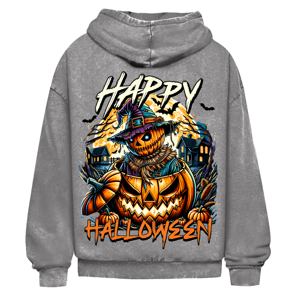 Halloween Washed Hoodie BluePears