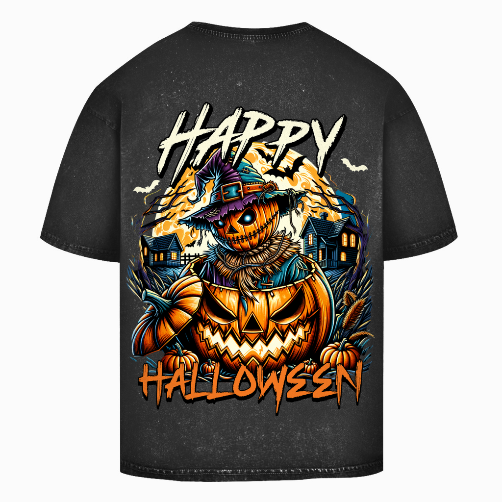 Halloween Washed T-Shirt BluePears