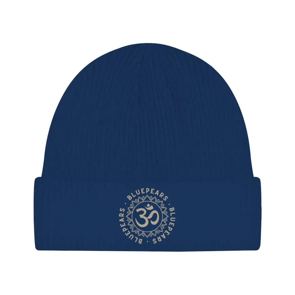 Om – Bio Beanie aus 100 % Baumwolle.