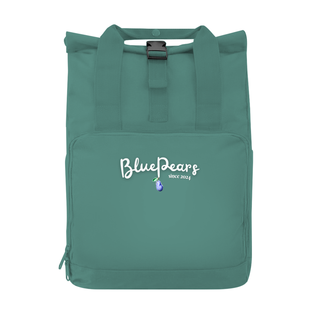 Rolltop Rucksack mit Seitentasche