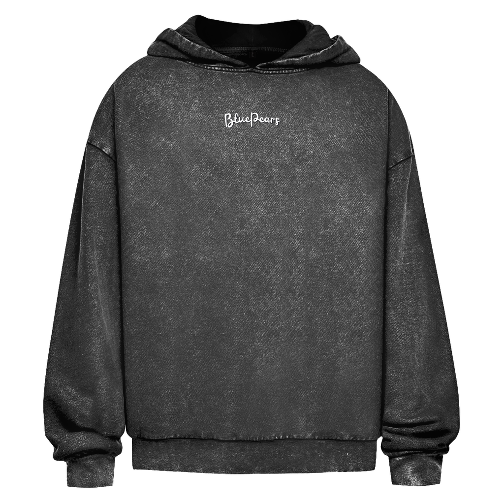 Classic Washed out Hoodie BluePears