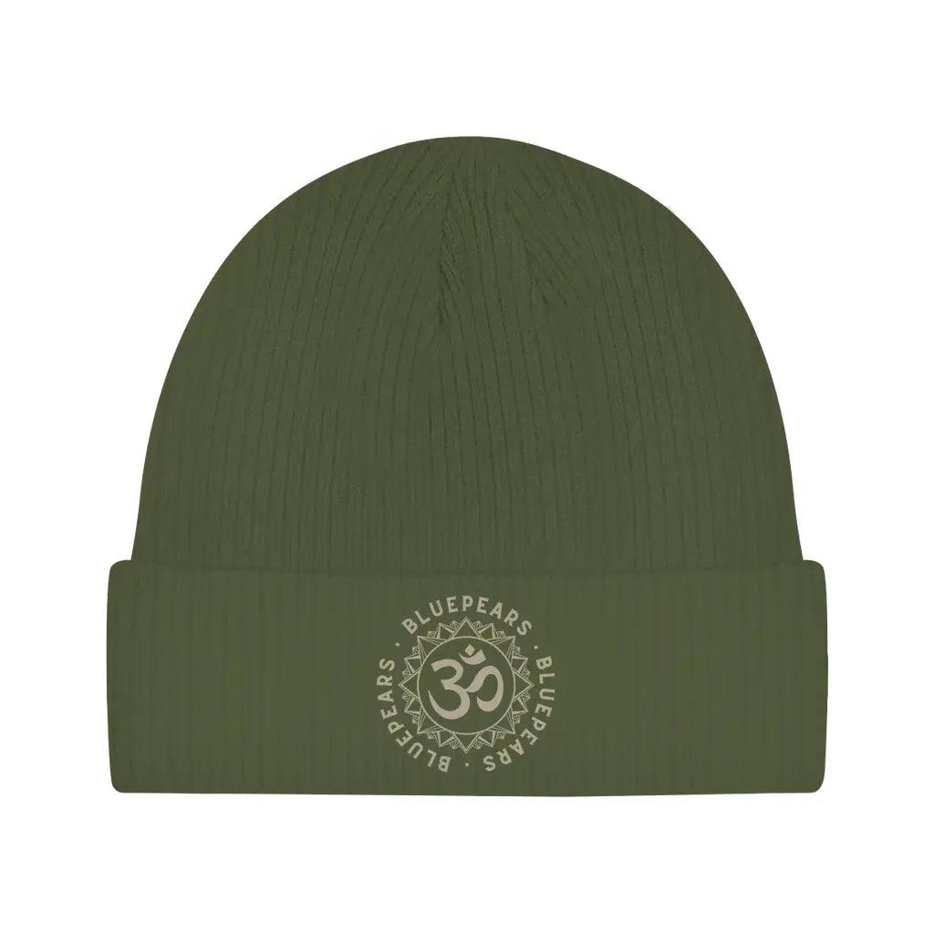 Om – Bio Beanie aus 100 % Baumwolle.