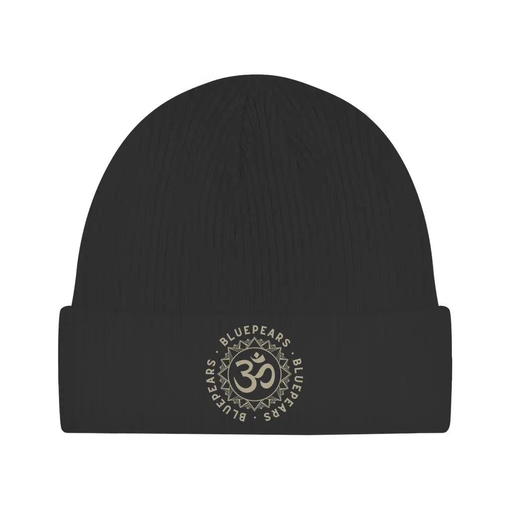 Om – Bio Beanie aus 100 % Baumwolle.