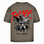 Peace Live Consciously Washed T-Shirt BluePears
