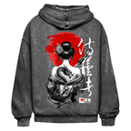 Samurai Gesha Washed Hoodie BluePears