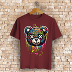 Melted Teddy Bio T-Shirt BluePears