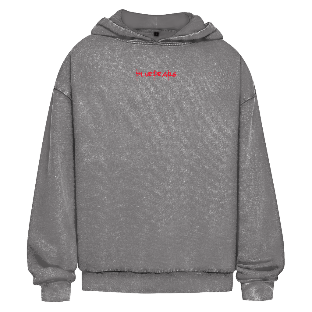 Samurai Gesha Washed Hoodie BluePears