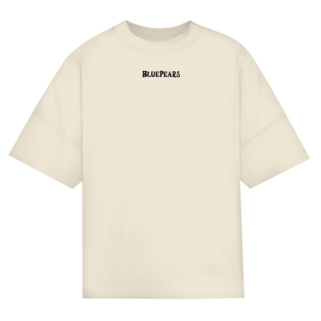 Pirate  Skull Bio Oversize T-Shirt BluePears