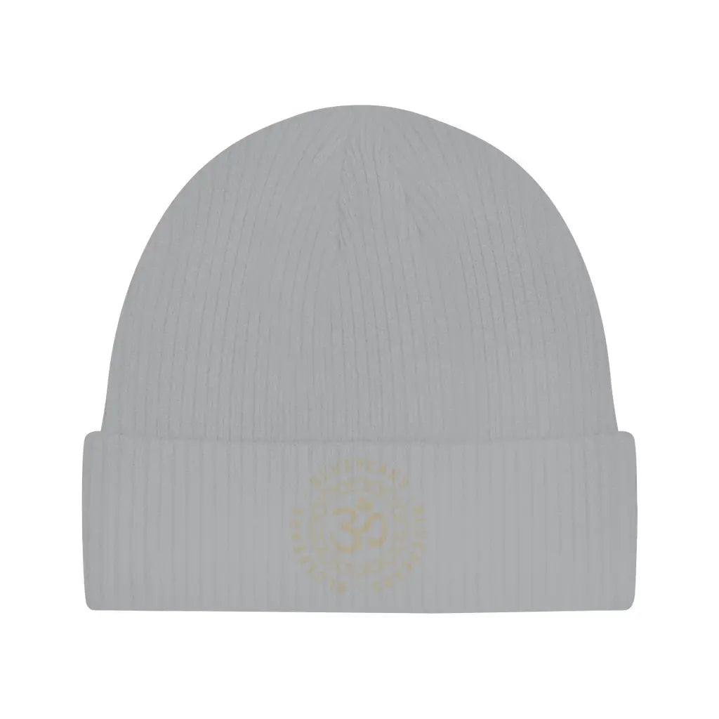 Om – Bio Beanie aus 100 % Baumwolle.