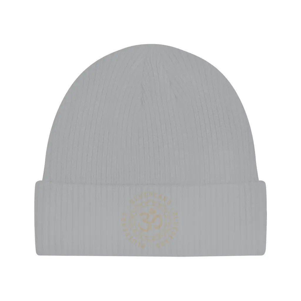 Om – Bio Beanie aus 100 % Baumwolle.