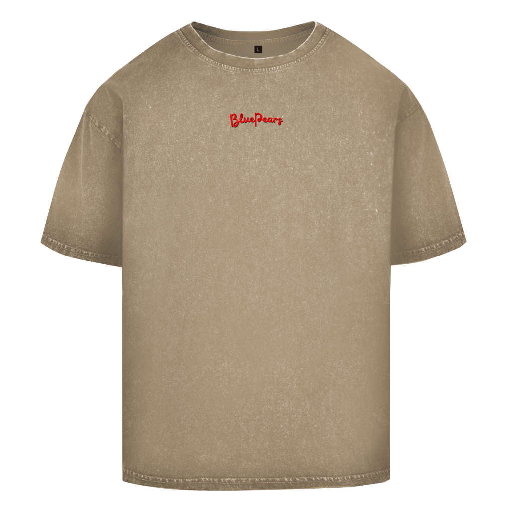 Peace Live Consciously Washed T-Shirt BluePears