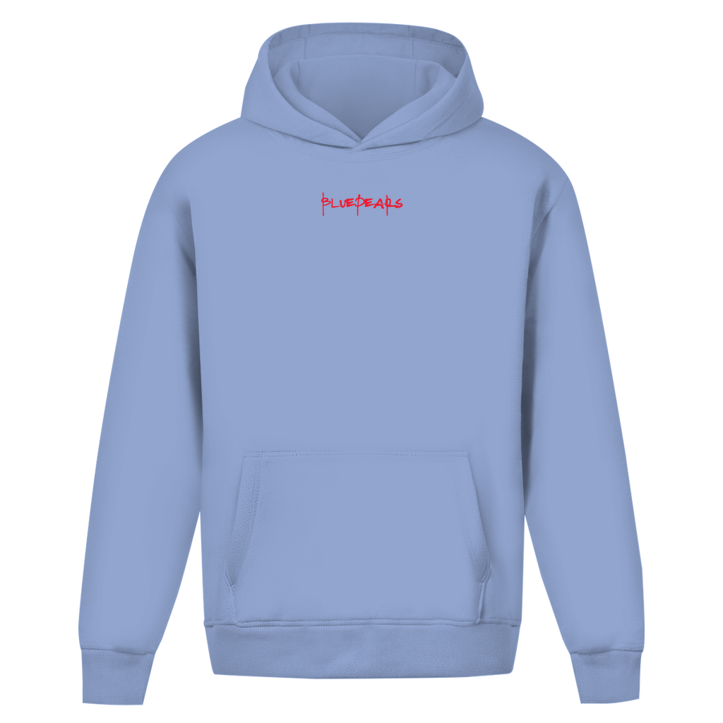 In Greed We Trust Oversize Hoodie BluePears