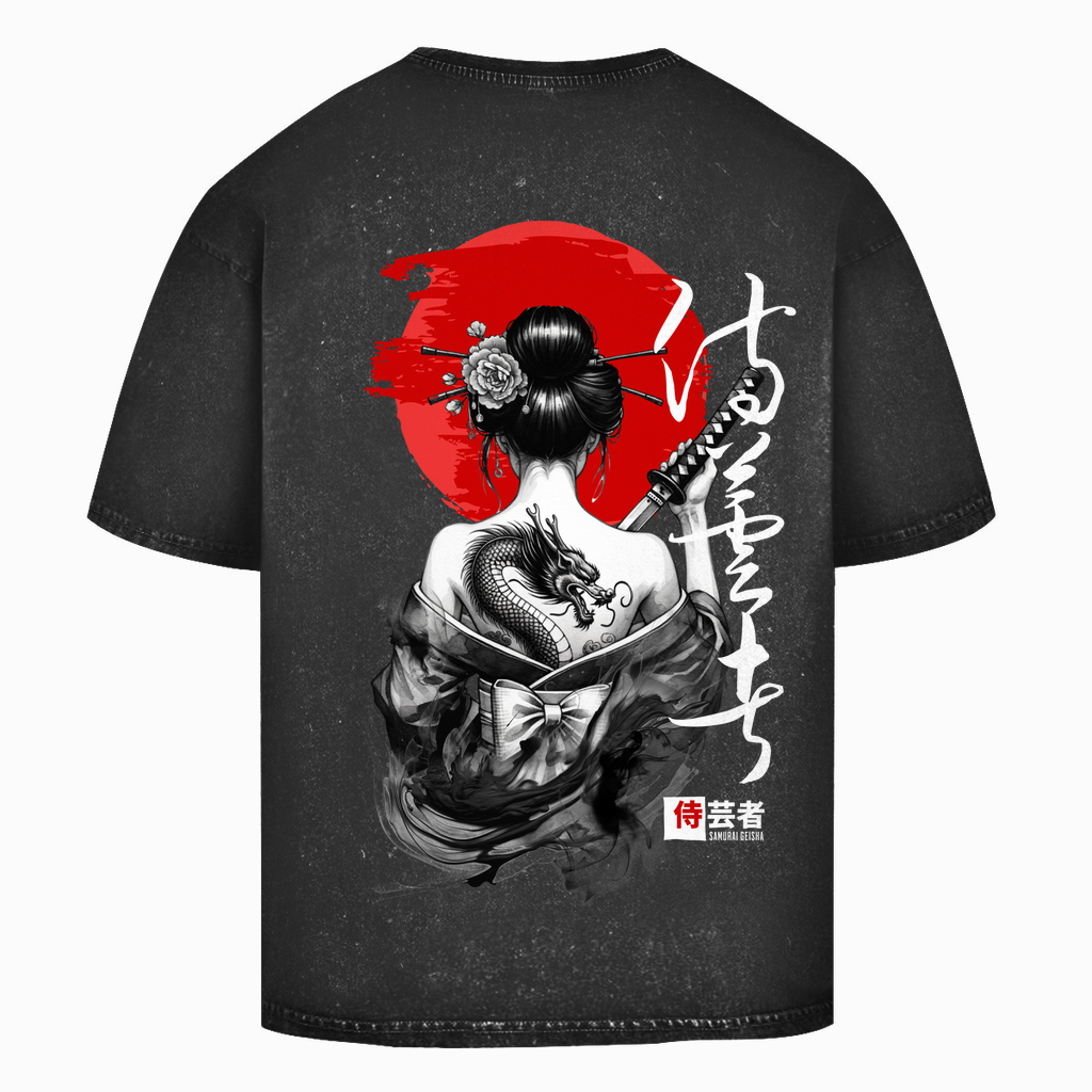 Samurai Gesha Washed T-Shirt BluePears