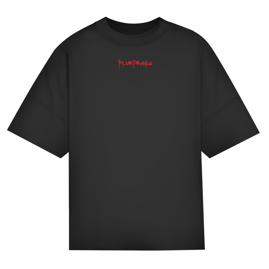 In Greed We Trust Bio Oversize T-Shirt BluePears